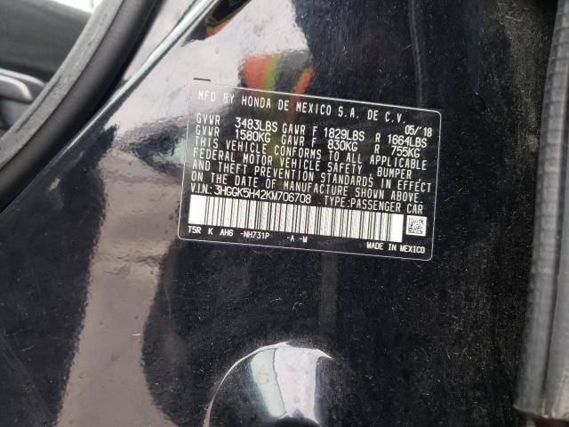 Photo 12 VIN: 3HGGK5H42KM706708 - HONDA FIT 