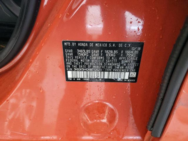 Photo 11 VIN: 3HGGK5H42KM712623 - HONDA FIT 