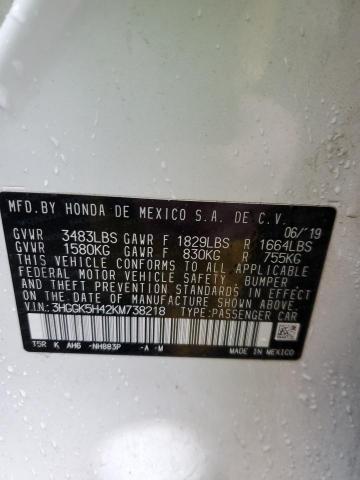 Photo 11 VIN: 3HGGK5H42KM738218 - HONDA FIT 