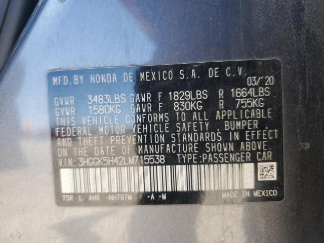 Photo 12 VIN: 3HGGK5H42LM715538 - HONDA FIT 