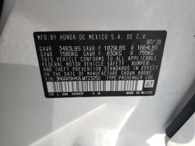 Photo 12 VIN: 3HGGK5H42LM723252 - HONDA FIT LX 