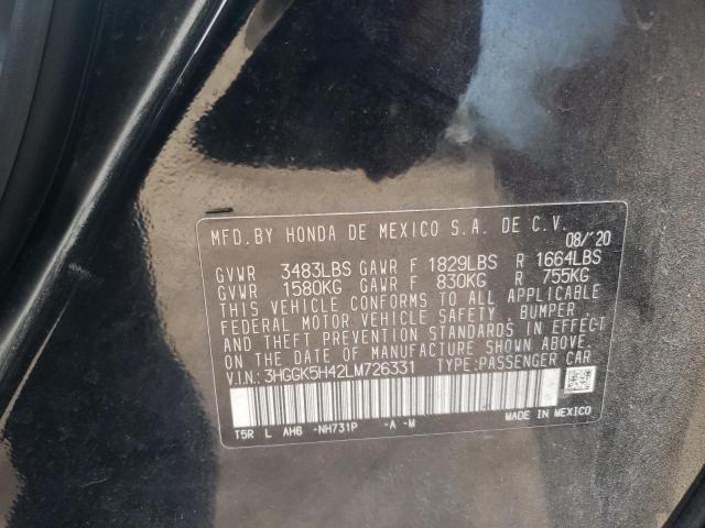 Photo 12 VIN: 3HGGK5H42LM726331 - HONDA FIT LX 