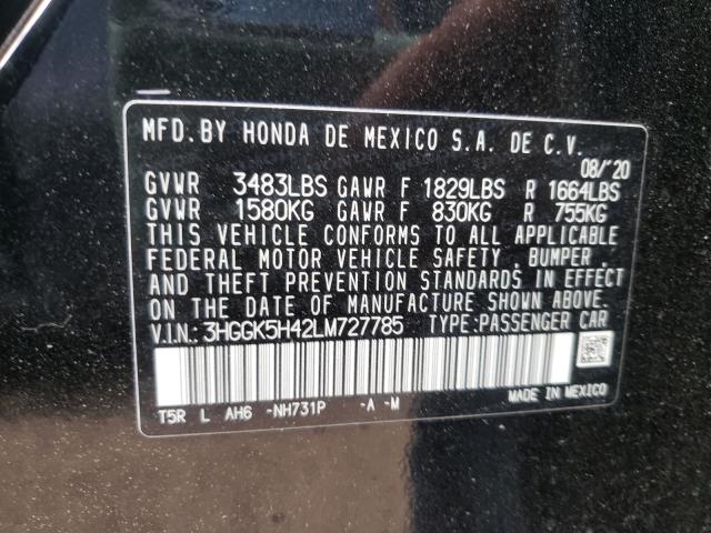 Photo 9 VIN: 3HGGK5H42LM727785 - HONDA FIT LX 