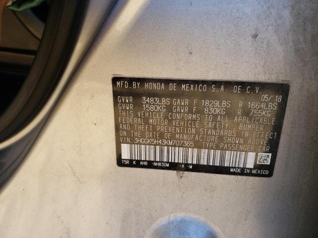 Photo 9 VIN: 3HGGK5H43KM707365 - HONDA FIT LX 