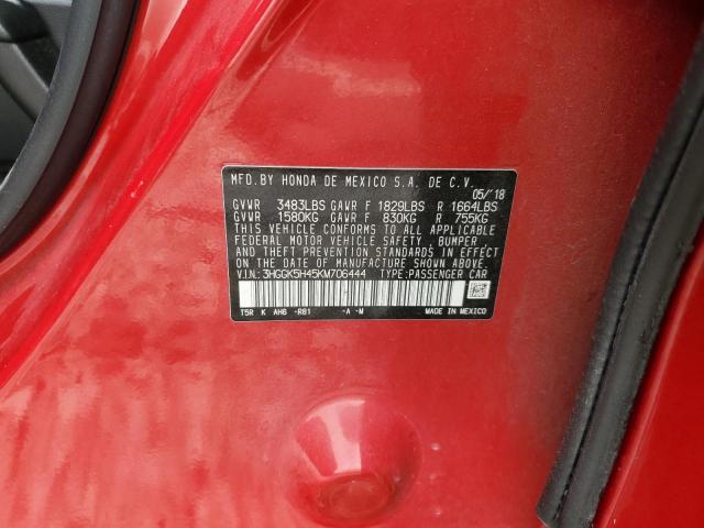 Photo 11 VIN: 3HGGK5H45KM706444 - HONDA FIT LX 