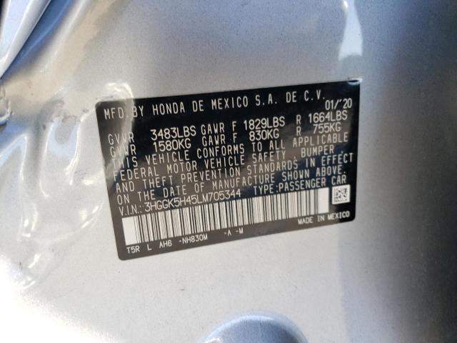 Photo 11 VIN: 3HGGK5H45LM705344 - HONDA FIT 