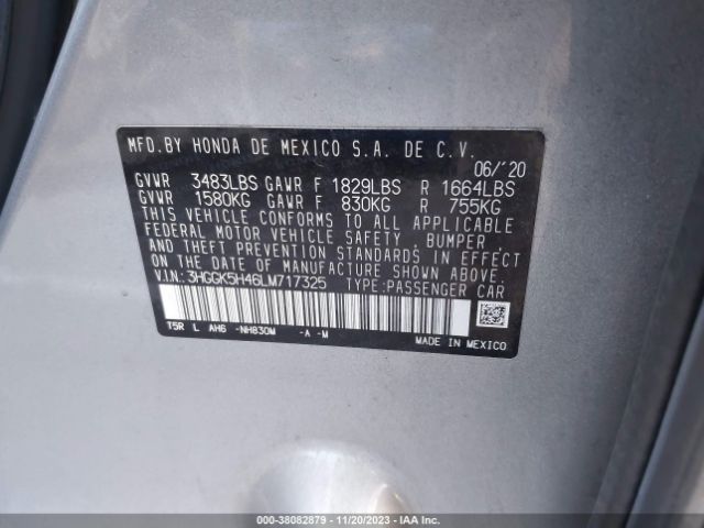 Photo 8 VIN: 3HGGK5H46LM717325 - HONDA FIT 