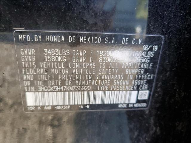 Photo 11 VIN: 3HGGK5H47KM736920 - HONDA FIT LX 