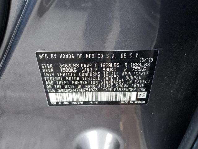 Photo 11 VIN: 3HGGK5H47KM751823 - HONDA FIT 