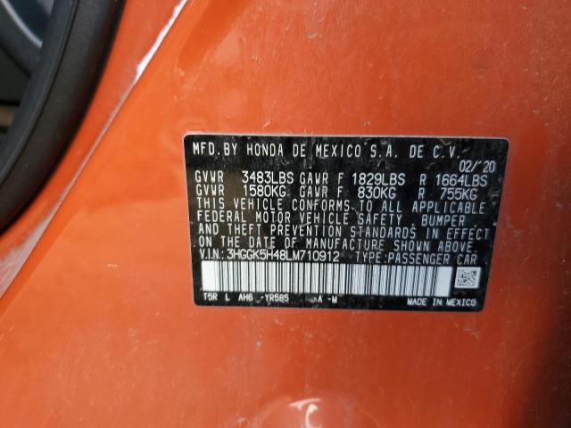 Photo 11 VIN: 3HGGK5H48LM710912 - HONDA FIT 