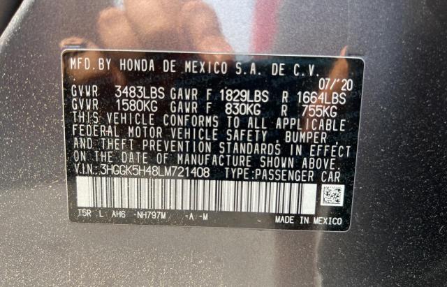 Photo 9 VIN: 3HGGK5H48LM721408 - HONDA FIT LX 