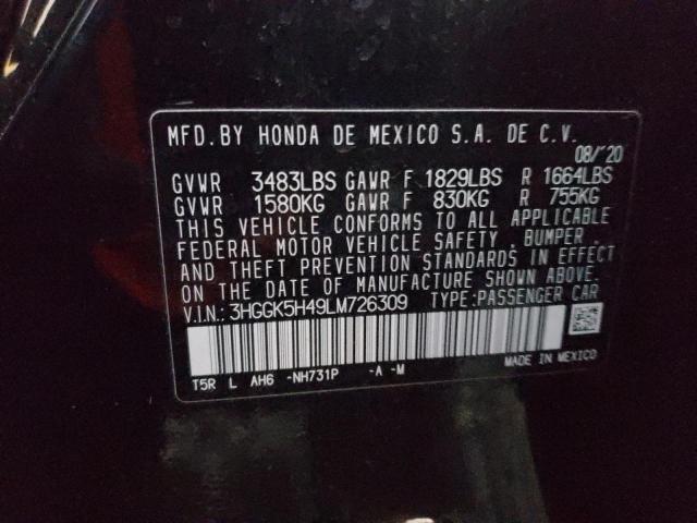 Photo 11 VIN: 3HGGK5H49LM726309 - HONDA FIT 