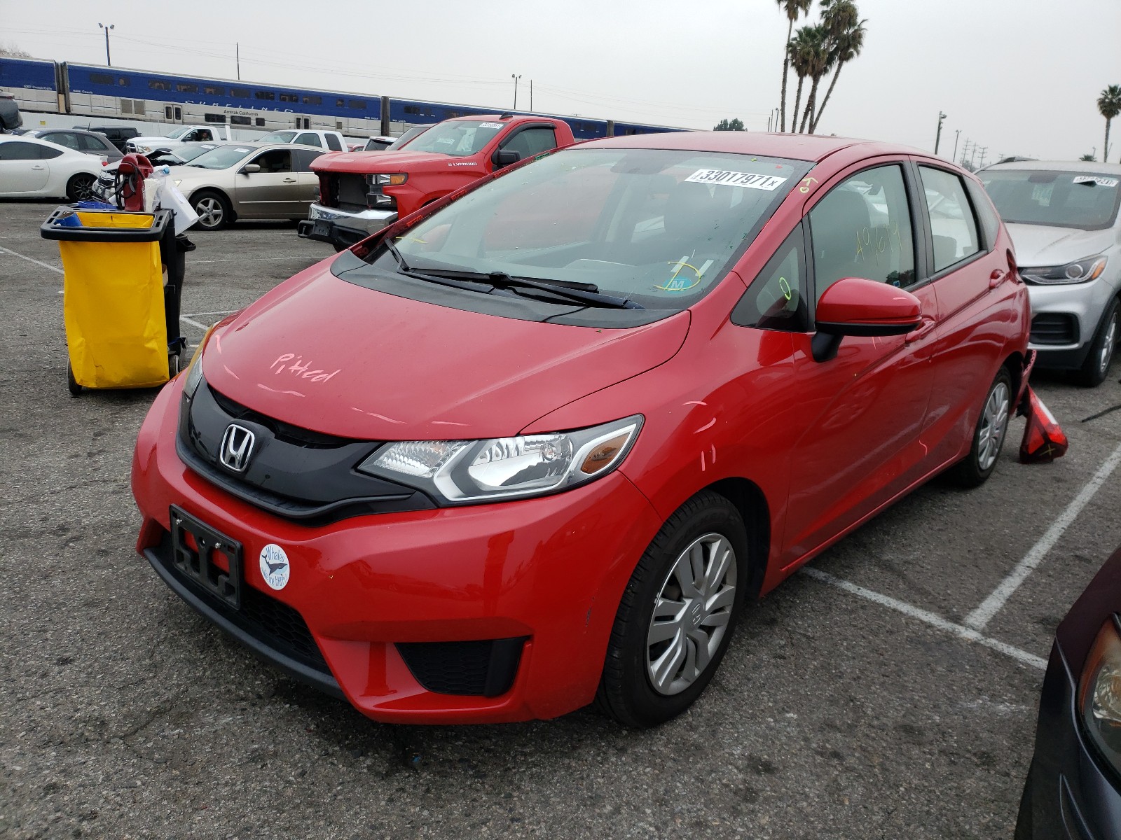 Photo 1 VIN: 3HGGK5H50FM780028 - HONDA FIT LX 