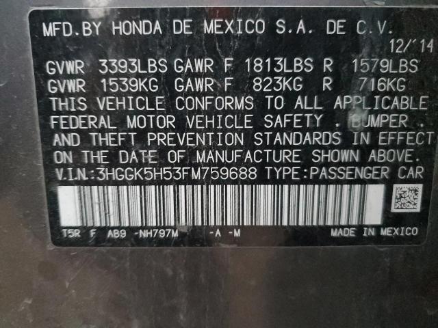 Photo 11 VIN: 3HGGK5H53FM759688 - HONDA FIT 