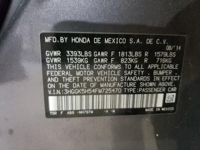 Photo 9 VIN: 3HGGK5H54FM725470 - HONDA FIT LX 