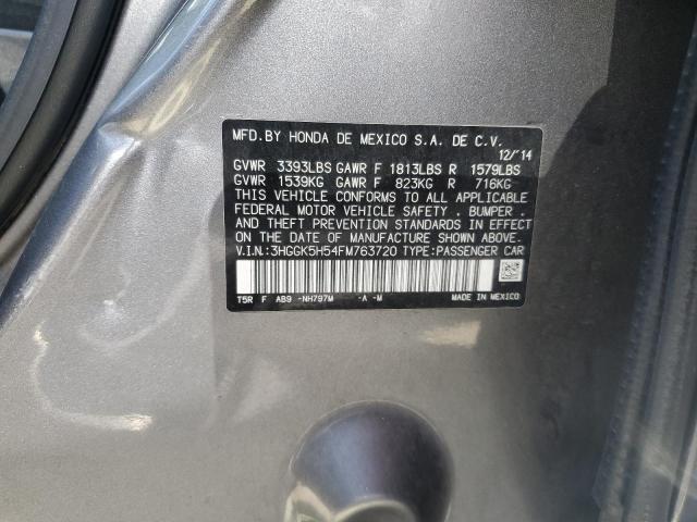 Photo 11 VIN: 3HGGK5H54FM763720 - HONDA FIT 