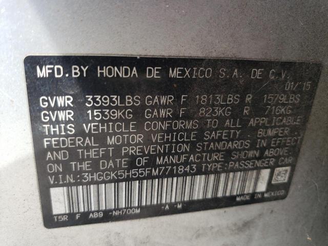 Photo 12 VIN: 3HGGK5H55FM771843 - HONDA FIT 