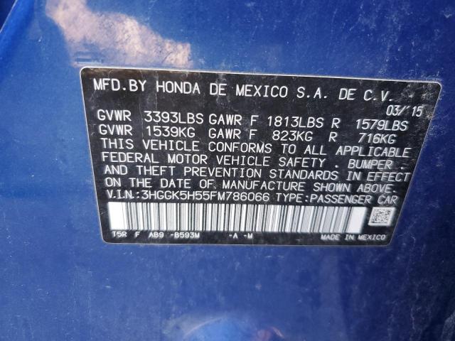 Photo 11 VIN: 3HGGK5H55FM786066 - HONDA FIT LX 