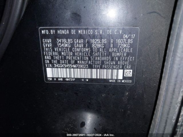 Photo 8 VIN: 3HGGK5H55HM709023 - HONDA FIT 