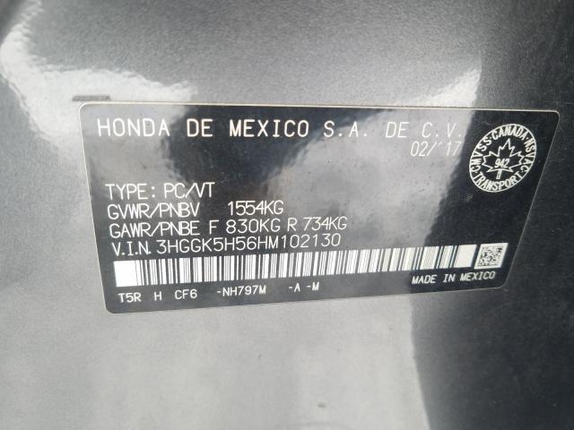 Photo 11 VIN: 3HGGK5H56HM102130 - HONDA FIT LX 