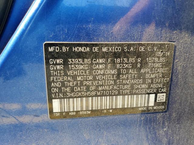 Photo 11 VIN: 3HGGK5H58FM710129 - HONDA FIT LX 