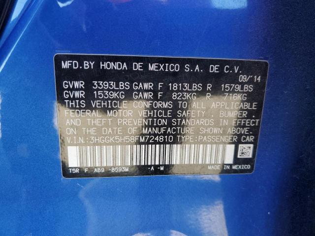 Photo 11 VIN: 3HGGK5H58FM724810 - HONDA FIT LX 