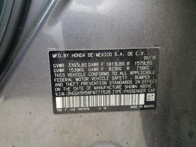 Photo 9 VIN: 3HGGK5H58FM771528 - HONDA FIT LX 