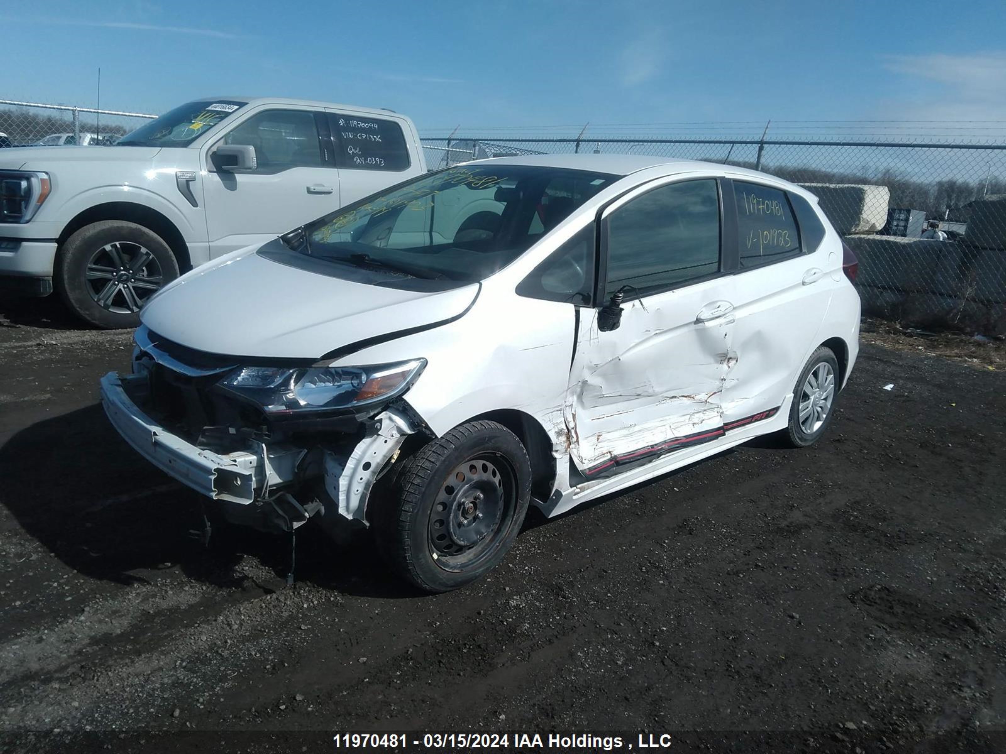 Photo 1 VIN: 3HGGK5H63KM101923 - HONDA FIT 