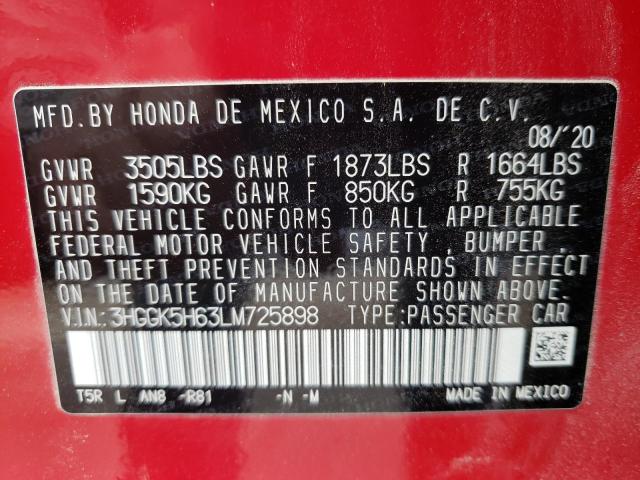 Photo 9 VIN: 3HGGK5H63LM725898 - HONDA FIT SPORT 