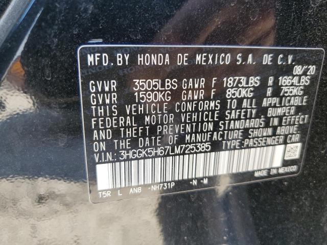 Photo 12 VIN: 3HGGK5H67LM725385 - HONDA FIT SPORT 