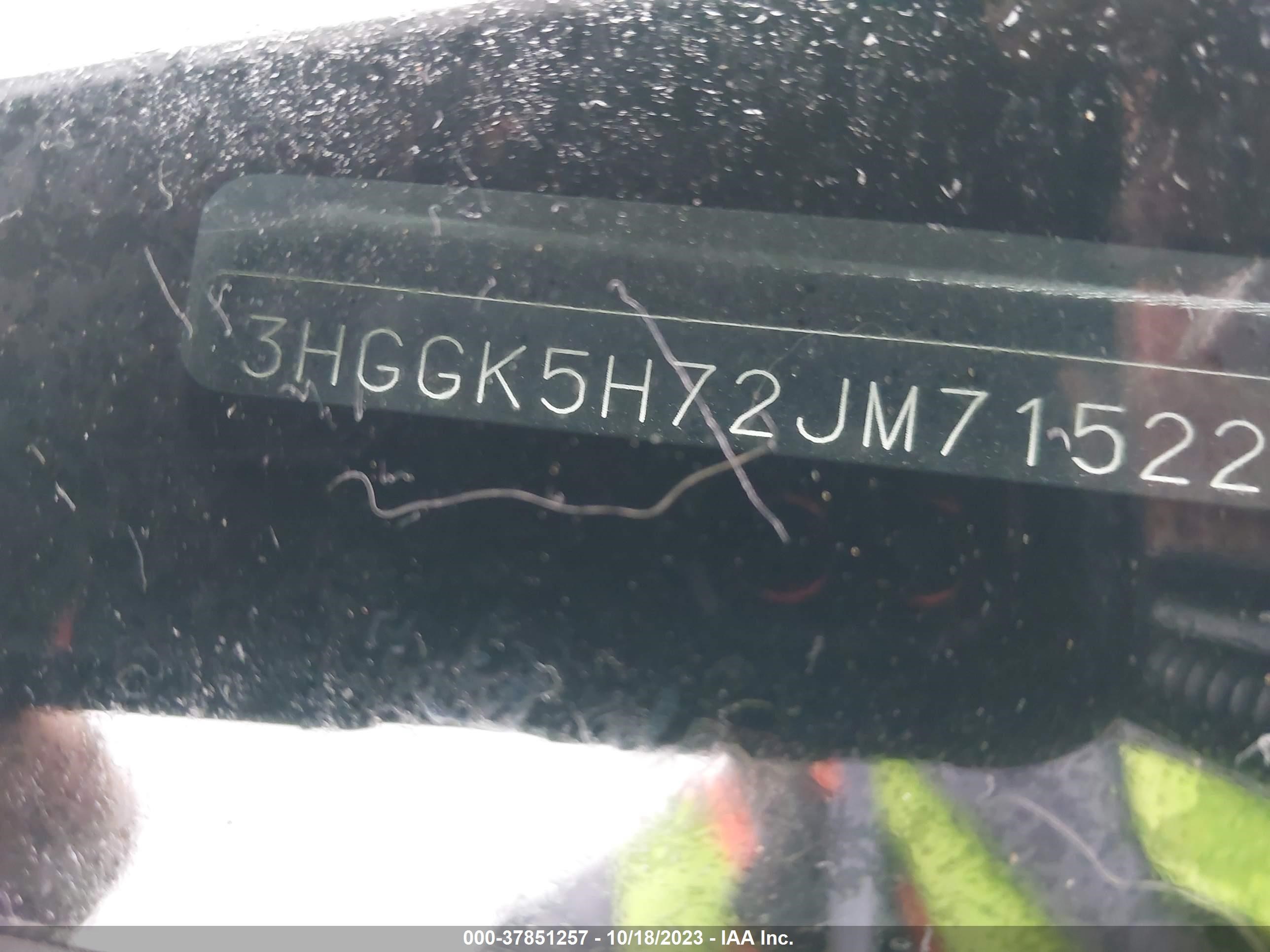 Photo 8 VIN: 3HGGK5H72JM715224 - HONDA FIT 