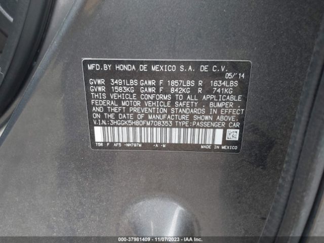 Photo 8 VIN: 3HGGK5H80FM708353 - HONDA FIT 