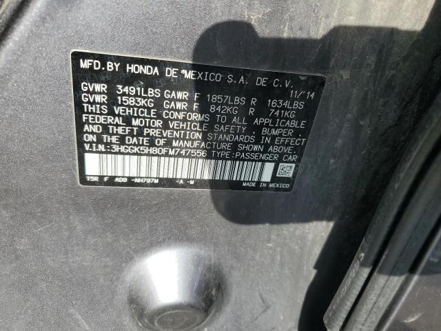 Photo 11 VIN: 3HGGK5H80FM747556 - HONDA FIT 