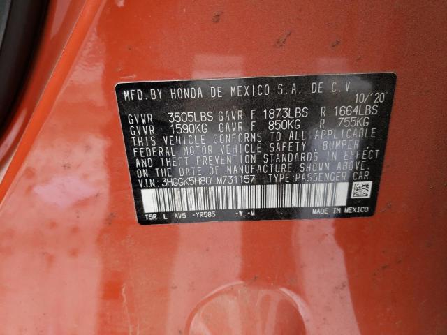 Photo 12 VIN: 3HGGK5H80LM731157 - HONDA FIT EX 