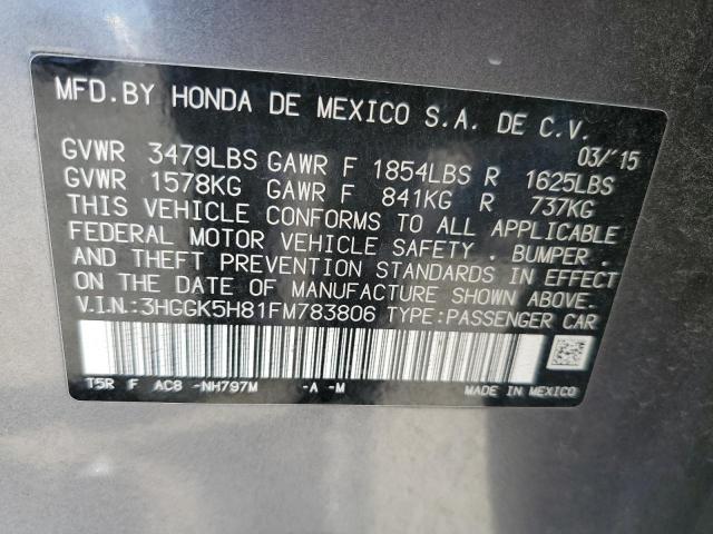 Photo 12 VIN: 3HGGK5H81FM783806 - HONDA FIT 