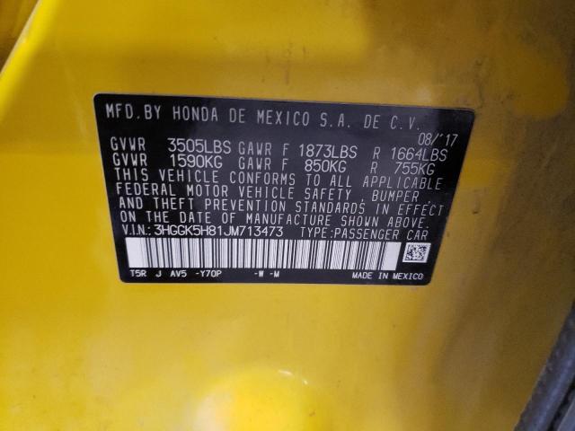 Photo 12 VIN: 3HGGK5H81JM713473 - HONDA FIT EX 