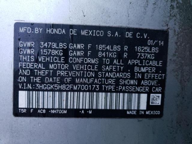 Photo 11 VIN: 3HGGK5H82FM700173 - HONDA FIT EX 