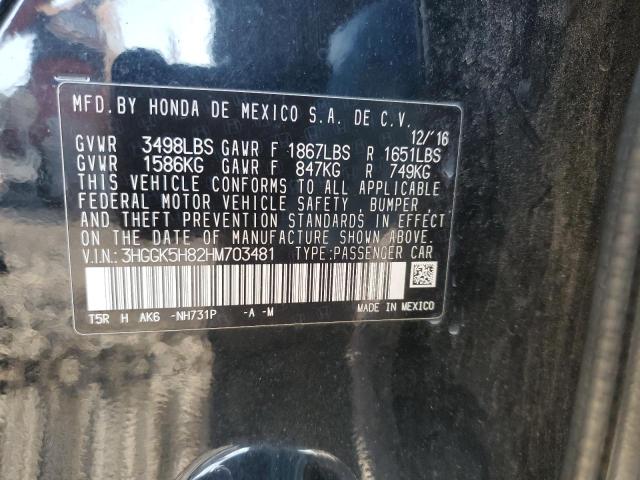 Photo 11 VIN: 3HGGK5H82HM703481 - HONDA FIT EX 