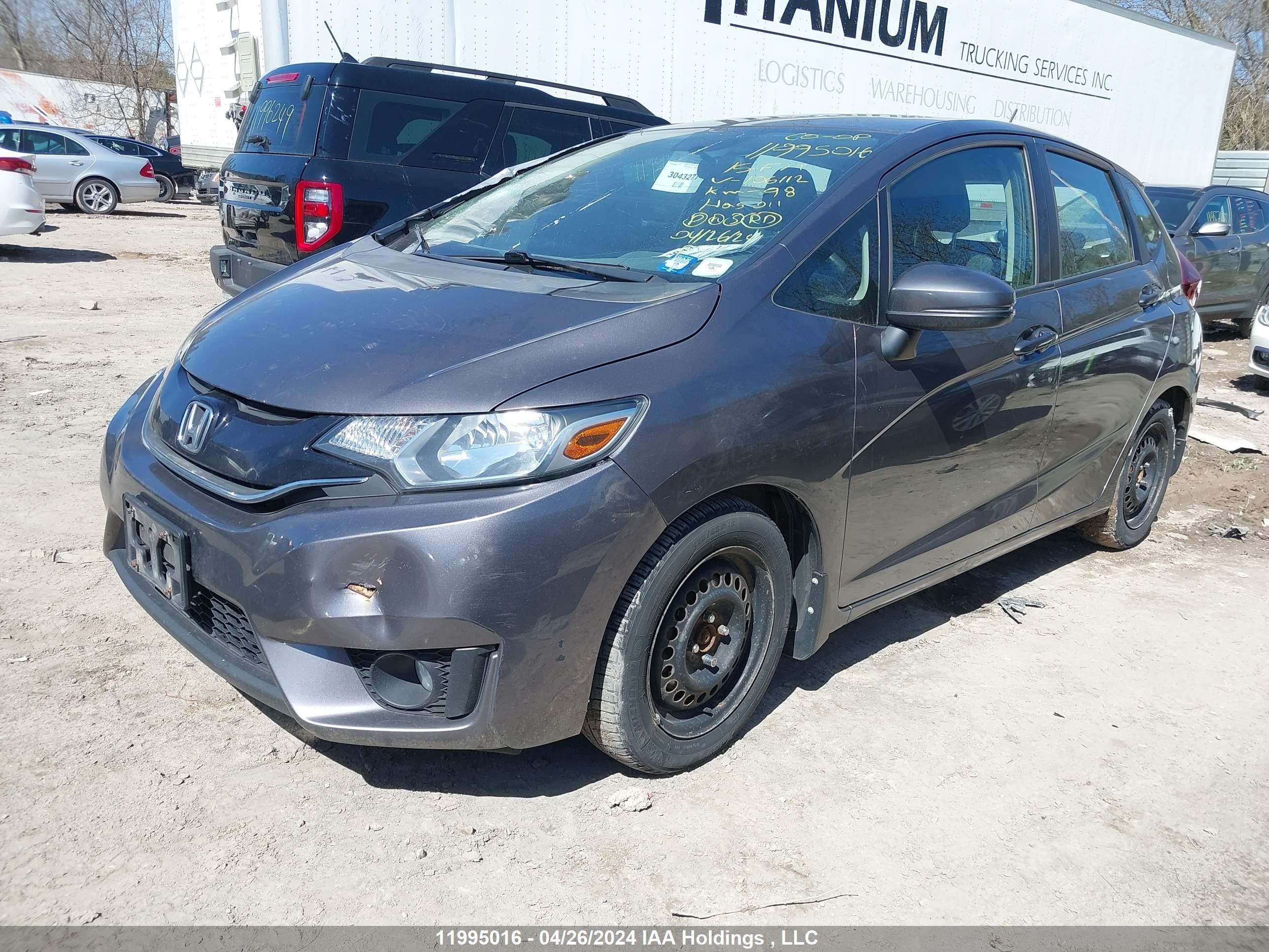 Photo 1 VIN: 3HGGK5H83FM106112 - HONDA FIT 