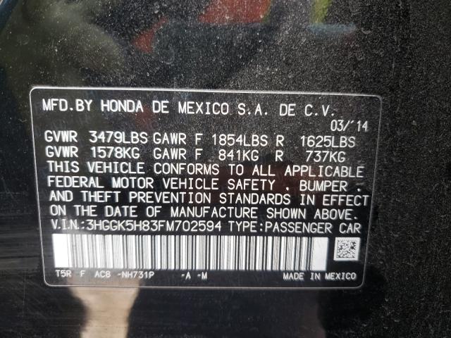 Photo 9 VIN: 3HGGK5H83FM702594 - HONDA FIT EX 