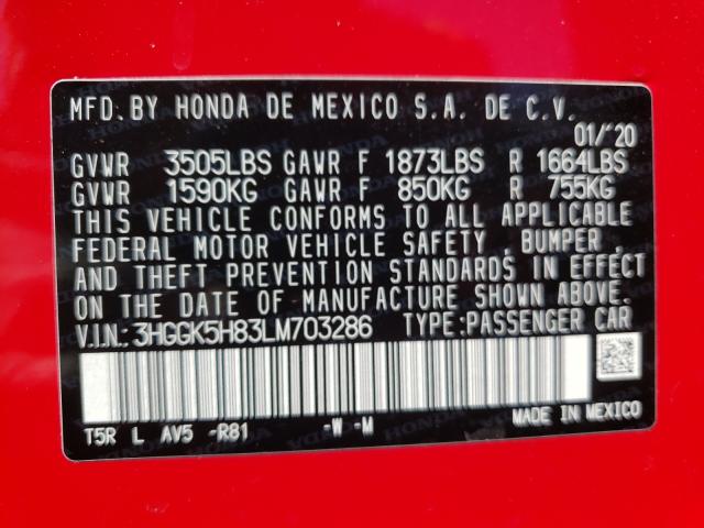 Photo 9 VIN: 3HGGK5H83LM703286 - HONDA FIT EX 