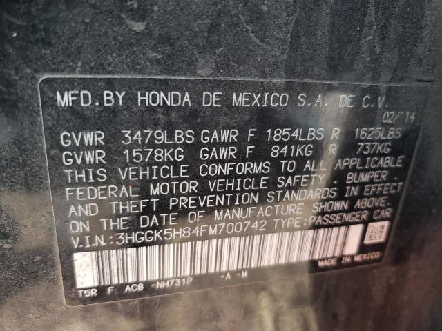 Photo 11 VIN: 3HGGK5H84FM700742 - HONDA FIT EX 