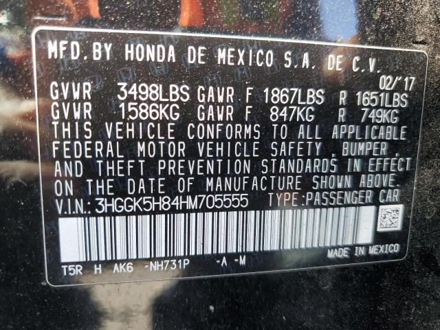 Photo 11 VIN: 3HGGK5H84HM705555 - HONDA FIT EX 