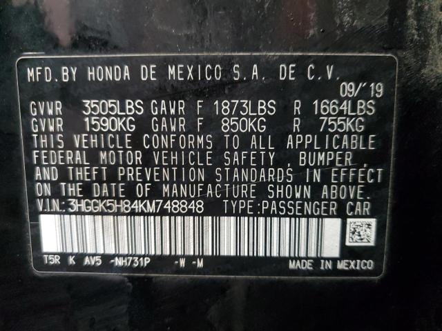 Photo 11 VIN: 3HGGK5H84KM748848 - HONDA FIT 