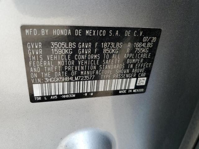 Photo 9 VIN: 3HGGK5H84LM723577 - HONDA FIT EX 