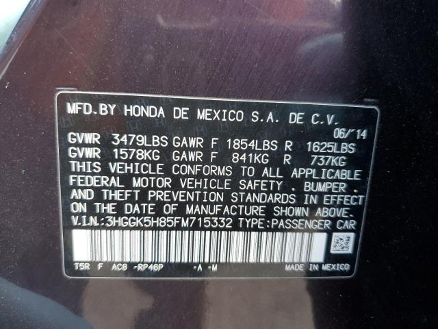 Photo 12 VIN: 3HGGK5H85FM715332 - HONDA FIT 