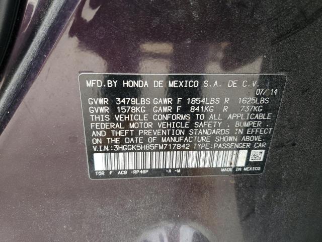 Photo 12 VIN: 3HGGK5H85FM717842 - HONDA FIT 