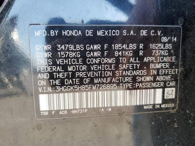 Photo 11 VIN: 3HGGK5H85FM726895 - HONDA FIT EX 