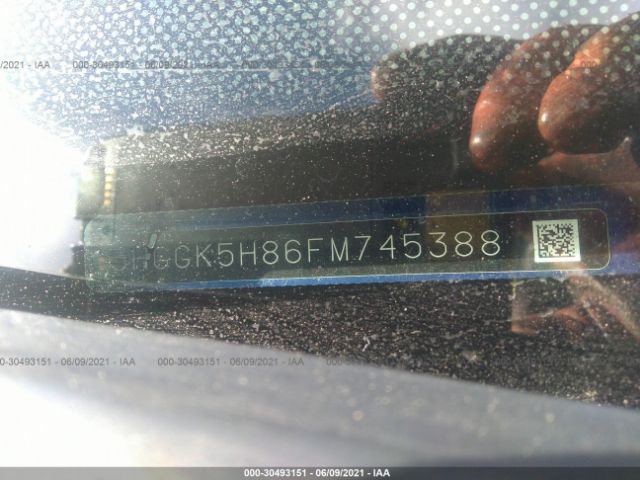 Photo 8 VIN: 3HGGK5H86FM745388 - HONDA FIT 