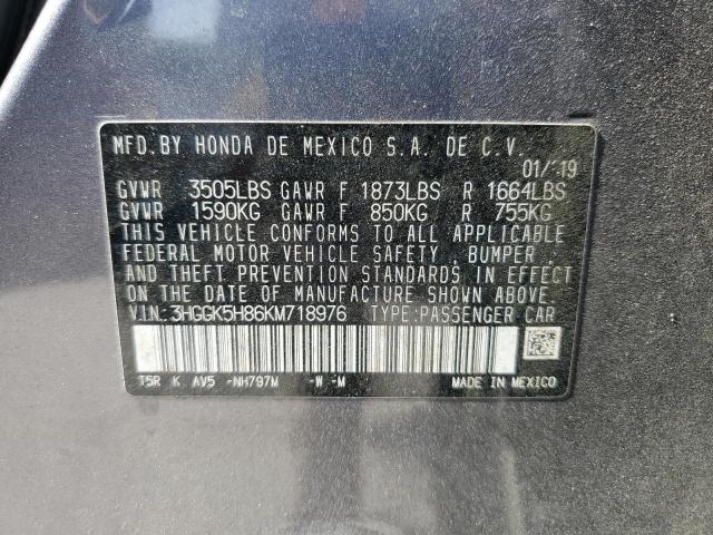 Photo 12 VIN: 3HGGK5H86KM718976 - HONDA FIT 